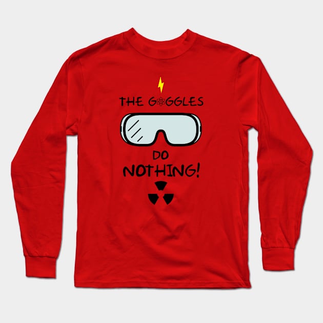 The Goggles! Long Sleeve T-Shirt by Roufxis